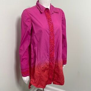 Roberta Freymann Ombré Shirt Dress